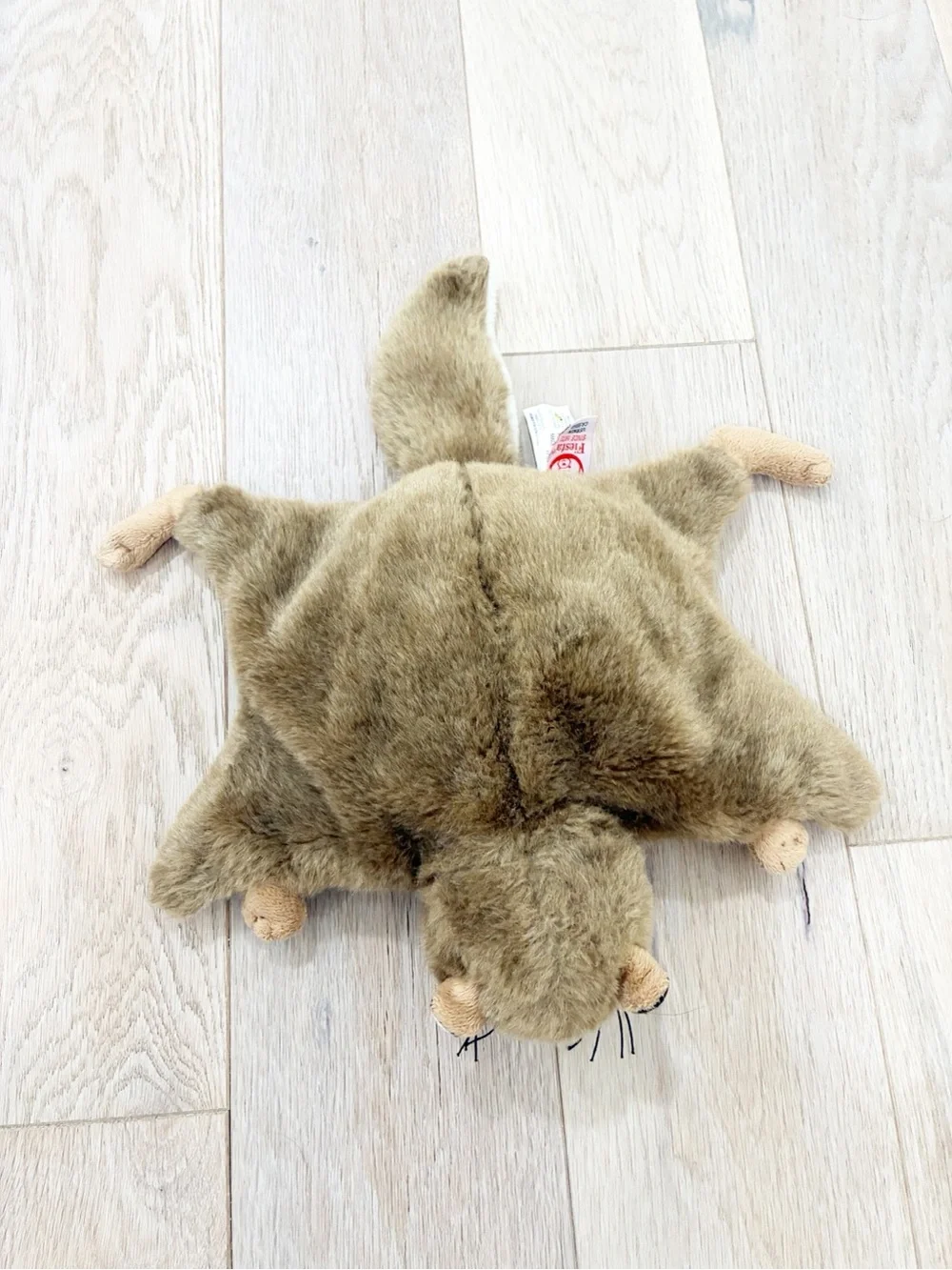Fiesta Brown and White Plush Toy with Brand Tag
